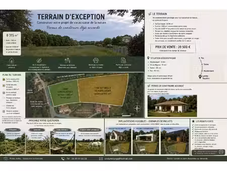 terrain à vendre