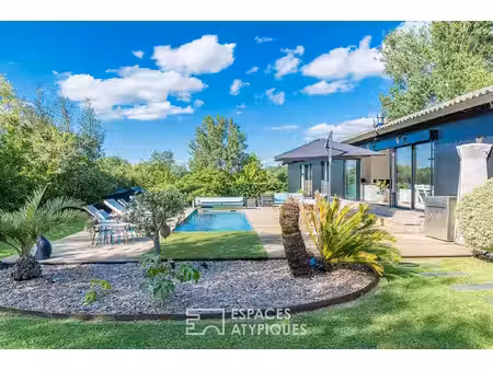 longère contemporaine avec piscine