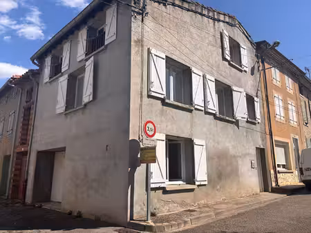 belpech - à louer - maison t4 sur deux niveaux avec garage
