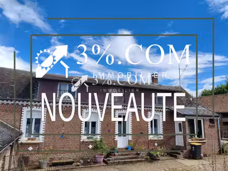 maison fermette de 106 m2  3 ch  1716 m2 terrain