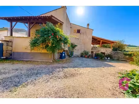 maison vigneronne avec terrain et terrasse suspendue