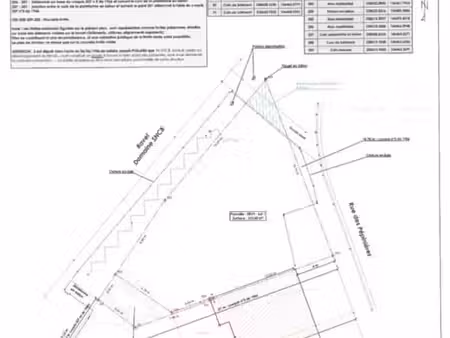 terrain de 250 60 m² d'après mesurage