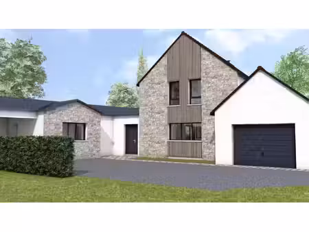 terrain avec maison neuve à vendre
