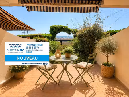 1ère ligne: f3 traversant de 56 m2 avec 27m2 de rez-de-jardi