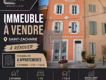maison de ville  saint zacharie  idéal investisseur