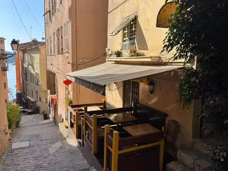 villefranche-sur-mer - vieille ville - restaurant a vendre