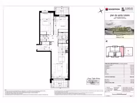 location appartement 3 pièces 66 m² à eragny sur oise (95610)  1 275 €
