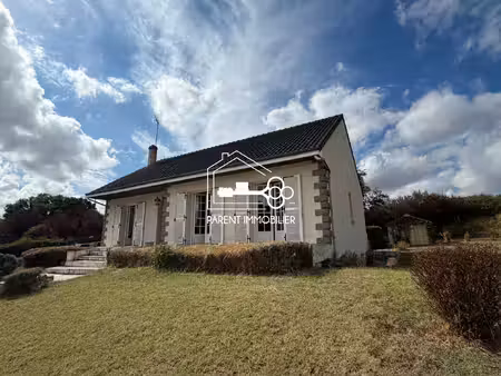 maison de plain-pied sous-sol complet jardin clos le p