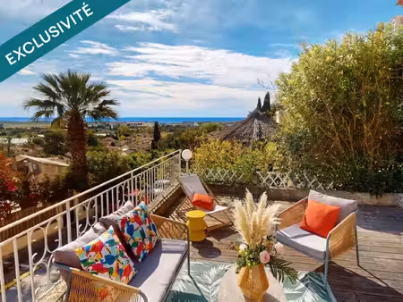 hyeres almanarre costebelle - maison t5 vue mer