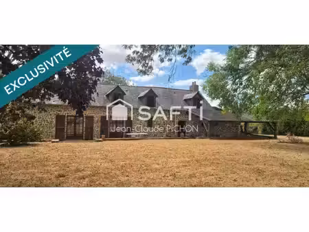 vente maison 8 pièces 200 m² montreuil-poulay (53640)