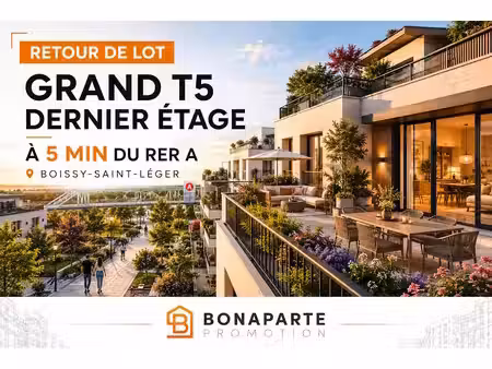 vente appartement 5 pièces 103 m² à boissy-saint-leger (94470)  359 000 €