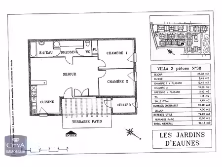 maison à louer 3 pièces 70.2 m² - eaunes (31) - 809€