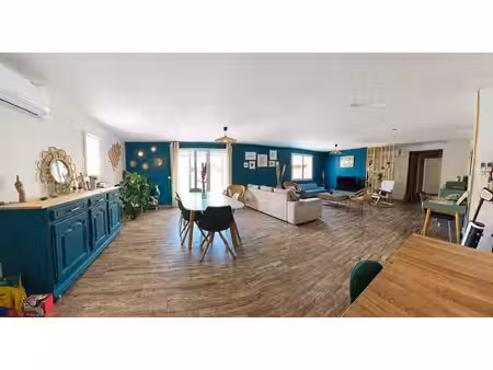 moussan – villa familiale de plain-pied 150 m² – 4 chambres – piscine – garage – dpe a
