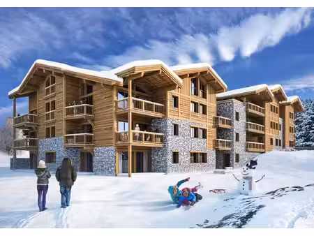 ski-in et ski-out dans un appartement 6 chambres en plans à vendre à les gets