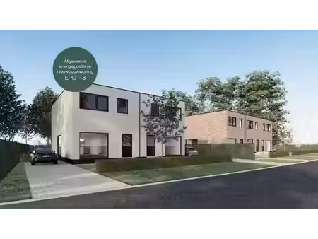 afgewerkte energiepositieve (epc -18) nieuwbouwwoning
