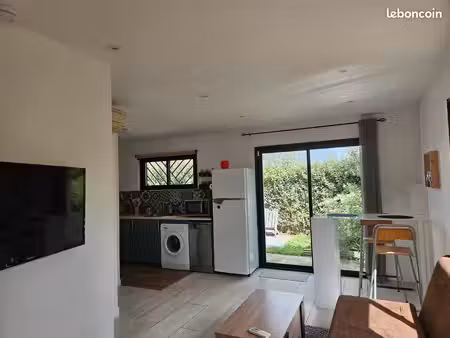 location étudiante: maison t2 neuve+jardin