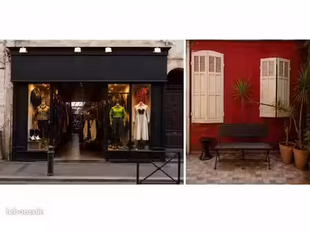 local commercial 100 m² + cour – cession du fond + droit au bail