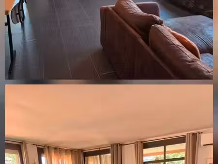 t2 52m² - terrasse couverte 10m² avec parking privé dans résidence sécurisée - climatisé