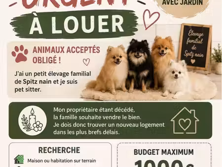 recherche logement avec terrain jardin habitation
