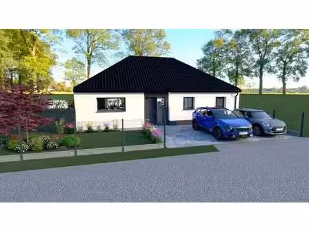 terrain avec maison neuve à vendre
