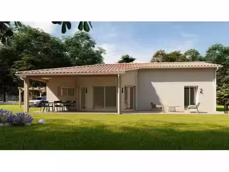 terrain avec maison neuve à vendre