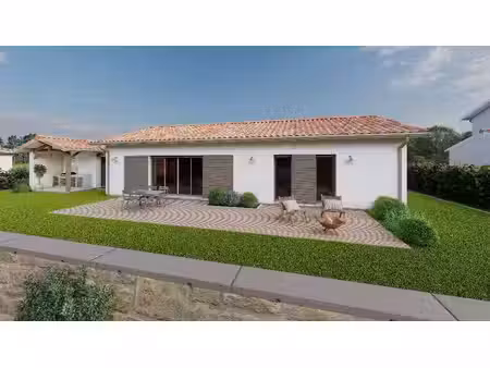 terrain avec maison neuve à vendre