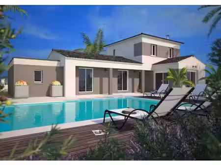 terrain avec maison neuve à vendre