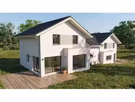 terrain avec maison neuve à vendre