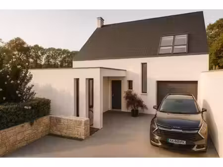 terrain avec maison neuve à vendre