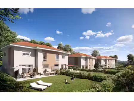 terrain avec maison neuve à vendre