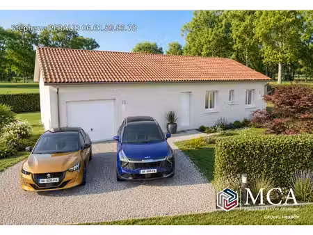 terrain avec maison neuve à vendre