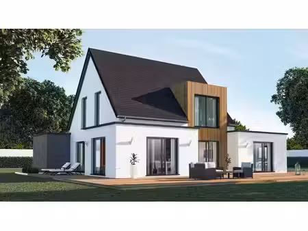 terrain avec maison neuve à vendre