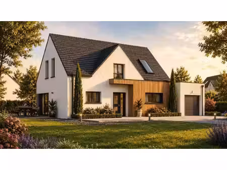 terrain avec maison neuve à vendre