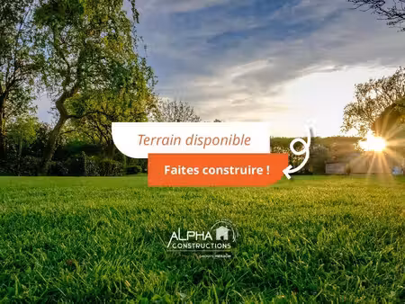 terrain constructible à vendre