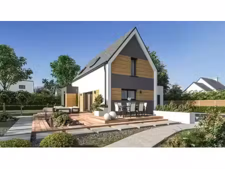 terrain avec maison neuve à vendre