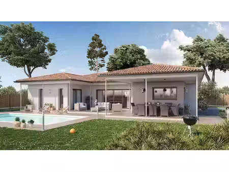 terrain avec maison neuve à vendre