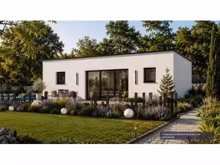 terrain avec maison neuve à vendre