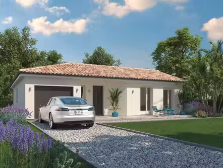 terrain avec maison neuve à vendre