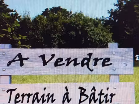 terrain constructible à vendre