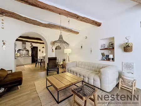 charmant appartement 3 pièces 91 m2 trets + cave proche toutes commodités à pied