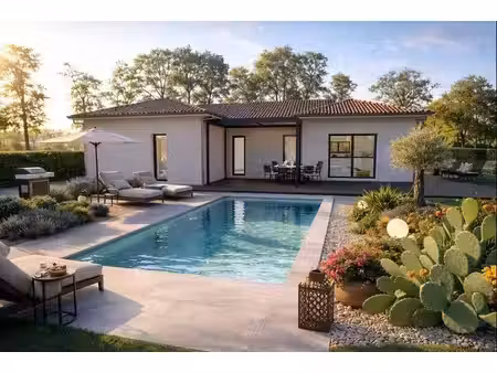 terrain avec maison neuve à vendre