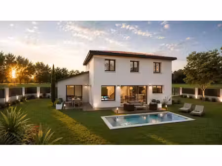 terrain avec maison neuve à vendre