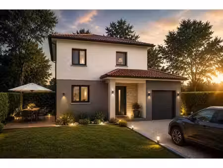 terrain avec maison neuve à vendre