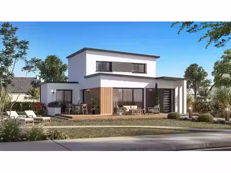 terrain avec maison neuve à vendre