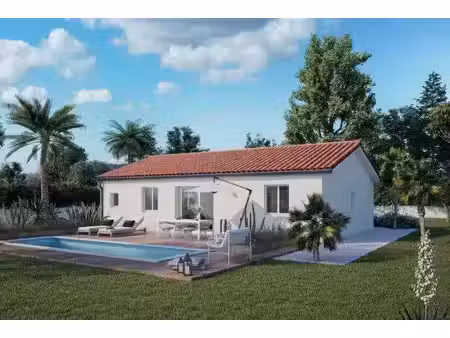 terrain avec maison neuve à vendre