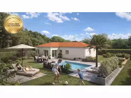 terrain avec maison neuve à vendre