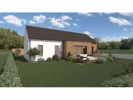 terrain avec maison neuve à vendre
