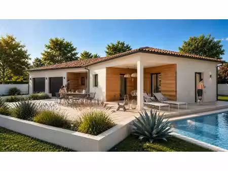 terrain avec maison neuve à vendre