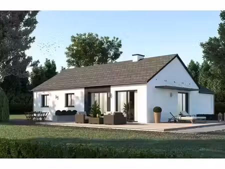 terrain avec maison neuve à vendre