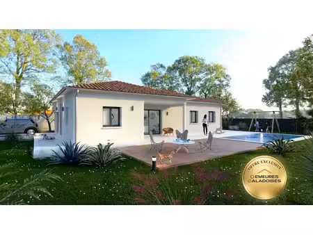 terrain avec maison neuve à vendre